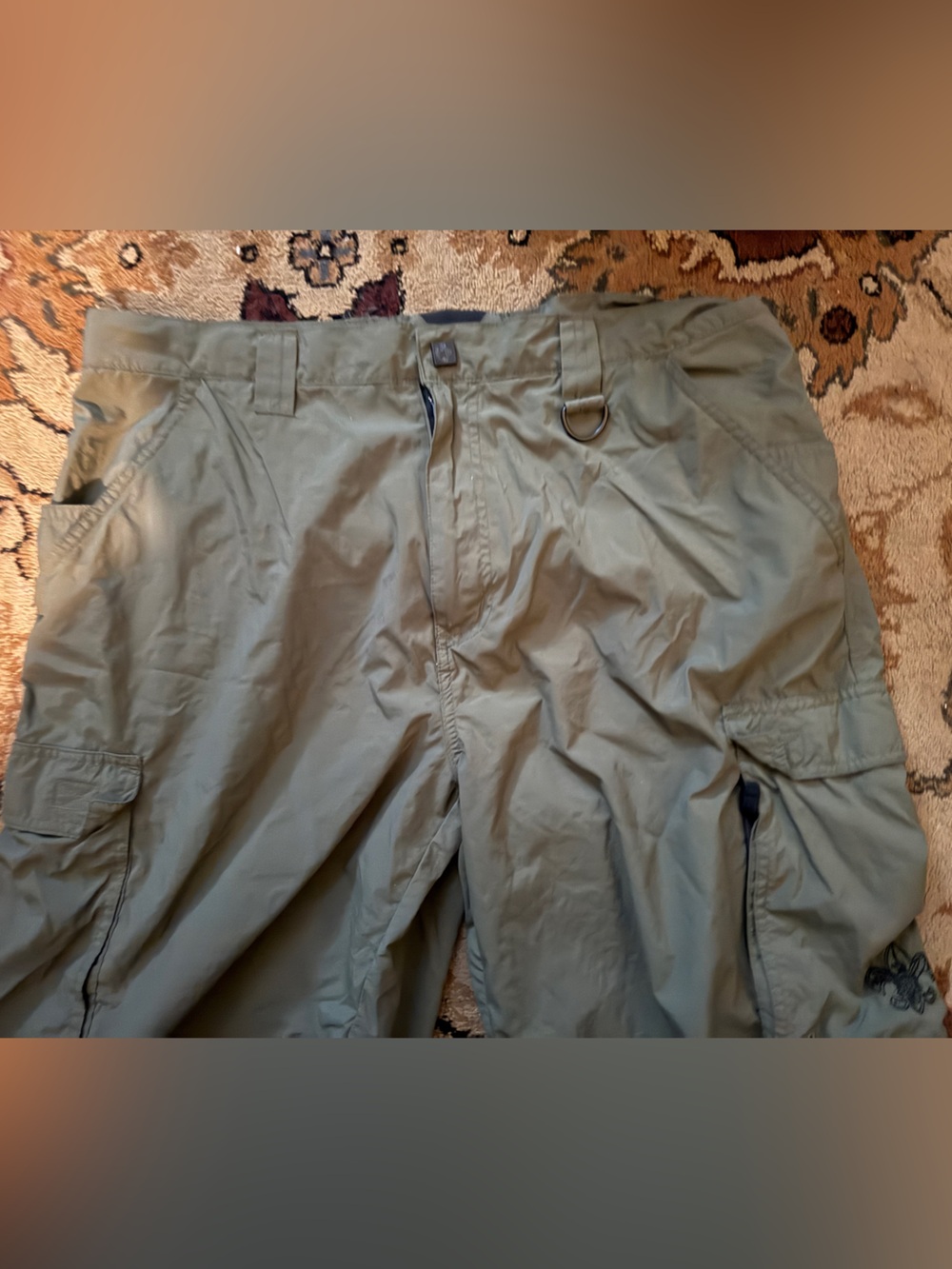 BSA Scouting America green nylon Boy Scout shorts adult medium - Picture 2 of 7